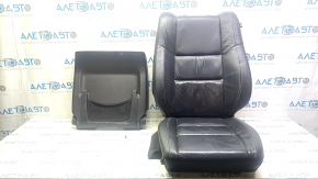 Driver's seat upholstery for Jeep Grand Cherokee WK2 14-17, leather, black, heated
