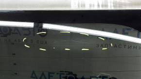 Volvo XC90 bare tailgate with glass, 16-22 tinted, white 707, scratches on the glass