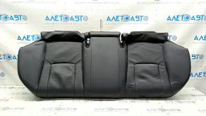 Rear seat, 2nd row, lower part, Honda Accord 23-24, black leather, perforated, dented, needs cleaning