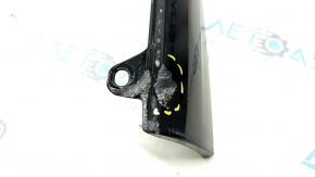 Honda Accord 23-24 Sport-L rear bumper lip, gloss black, with trim, scuffs, crack in mount