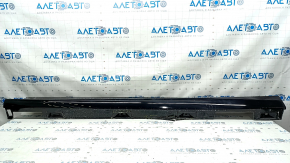 Left side sill for Honda Accord 2023-2024 with seal, gloss black, broken fasteners, tears, scratches