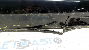 Left side sill for Honda Accord 2023-2024 with seal, gloss black, broken fasteners, tears, scratches