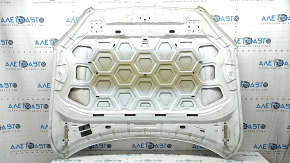 Volvo XC90 16-23 aluminum hood, white 707, dented