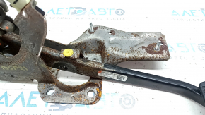 The brake pedal on a 2015 Ford Bronco Sport is rusty.