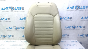 Ford Fusion mk5 13-16 passenger seat upholstery, beige leather, heated