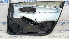 Honda Accord 2023-2024 front left door trim panel, black leather, leather armrest, black leather insert, with handle