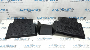 Set of floor mats for Ford Bronco Sport 21-25, black rubber