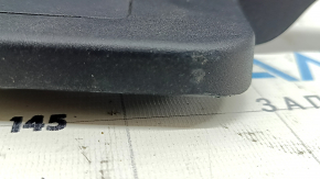 Right passenger seat rail trim for a 2021-2025 Ford Bronco Sport, black, with a plug, scratches