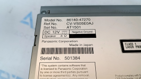 Toyota Prius 50 16-18 navigation monitor, display, no card, scratches