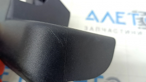 Black, scuffed rear right driver's seat runner trim for a 2021-2025 Ford Bronco Sport
