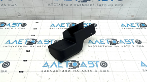 Rear left passenger seat rail trim for a 2021-2025 Ford Bronco Sport, black, scratches
