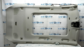 Volvo XC90 16-23 headliner for panoramic windows, for 3rd row, gray, with speaker grilles, needs dry cleaning, creases, scratches, torn fastener