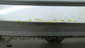 The rear bumper, bare upper part, Volvo XC90 16-19, without autoparking, white, broken fastenings, scratches