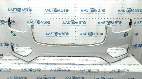 Volvo XC90 16-19 front bumper, bare, for headlight washers without park assist, white, pressed, dents