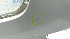 Volvo XC90 16-19 front bumper, bare, for headlight washers without park assist, white, pressed, dents