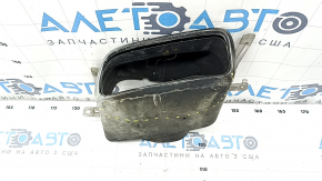Left muffler tip for Volvo XC90 16-21 on the bumper, chrome, dented