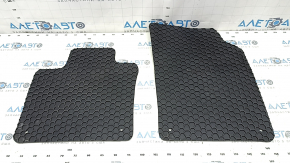 Set of Volvo XC90 16-22 ToughPRO floor mats, 3 rows, black rubber