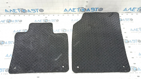 Set of Volvo XC90 16-22 ToughPRO floor mats, 3 rows, black rubber