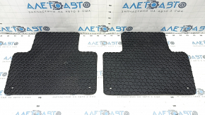 Set of Volvo XC90 16-22 ToughPRO floor mats, 3 rows, black rubber