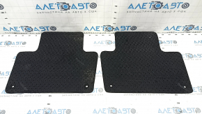 Set of Volvo XC90 16-22 ToughPRO floor mats, 3 rows, black rubber