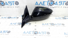 Left side mirror assembly for Honda Accord 23-5, 5-pin, heated, BSM, black