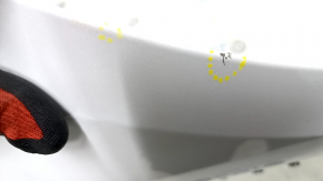 Honda Accord 23-24 front left fender, white, NH-883P, scratches