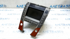 Lexus ES350 08-11 tape recorder, monitor, CD changer, radio, dashboard scratches, missing lower button block