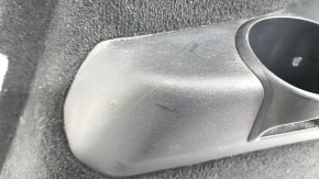 Right arch trim for Volvo XC90 16-22 for 3rd row, with cup holder, black, scratches, needs cleaning