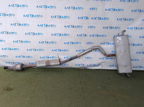 Rear muffler with barrel for Ford Bronco Sport 2011-2015 1.5T with catalytic converter, rusty
