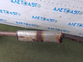 Rear muffler with barrel for Ford Bronco Sport 2011-2015 1.5T with catalytic converter, rusty