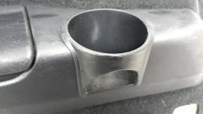 Left arch trim for Volvo XC90 16-22 for 3rd row, with cup holder, black, scratches