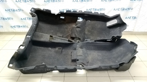 Honda Accord 23 floor covering - black, chrome footrest pad, ready to clean