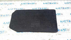 Rear right Nissan Leaf 13-17 floor mat, black cloth