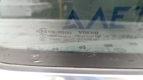 Volvo XC90 16-22 rear right window, tinted, scratches on chrome