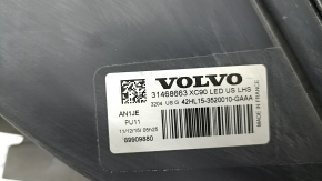 Volvo XC90 16-17 LED Left Front Headlight, Sand, Spider Web