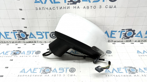 Left side mirror assembly for Volvo XC90 16-23, 10 pins, turn signal, white