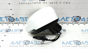 Right side mirror assembly for Volvo XC90 16-23, 11 pins, turn signal, white