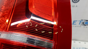 Volvo XC90 16-22 LED outer left fender light, scratches, microcracks in the glass