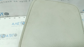 Volvo XC90 16-24 center console armrest, gray leather, cleanable, bumpers