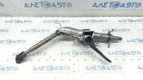 The steering column with the universal joint of a Honda Accord 23-24 is rusty.