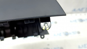 Volvo XC90 16-24 rear lower center console trim, black, scratches, cracks in fasteners