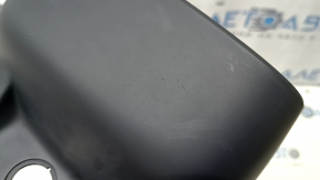 Volvo XC90 16-24 rear lower center console trim, black, scratches, cracks in fasteners