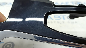 Upper center console trim for Volvo XC90 16-22, glossy black, scratches