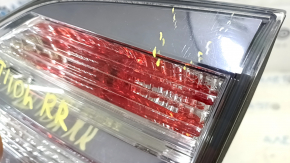 Right inner trunk lid light for Lexus RX450h 10-12 pre-restyling, scratches, glass crack