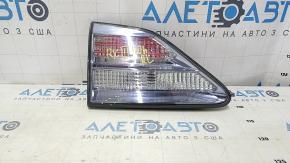 Left inner trunk lid light for Lexus RX450h 10-12 pre-restyling, scratches, glass crack