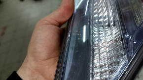 Left inner trunk lid light for Lexus RX450h 10-12 pre-restyling, scratches, glass crack