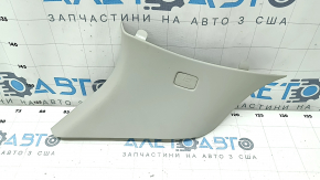 Left rear upper rear pillar trim Volvo XC90 16-23 gray, with plug, broken mount