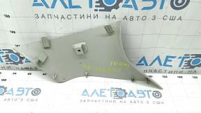 Left rear upper rear pillar trim Volvo XC90 16-23 gray, with plug, broken mount