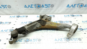 Volvo XC90 16-20 front lower left control arm with brackets and silent block, microcracks in the control arm, cracked boot