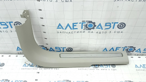 Volvo XC90 16-23 front right inner door sill trim with backlight, gray, scratches, broken